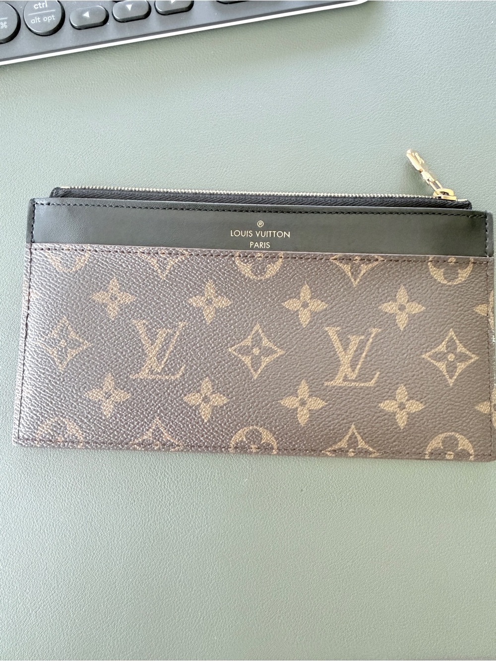 Louis Vuitton Monogram Slim Canvas Purse
